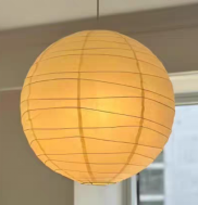 错位圆球纸艺灯