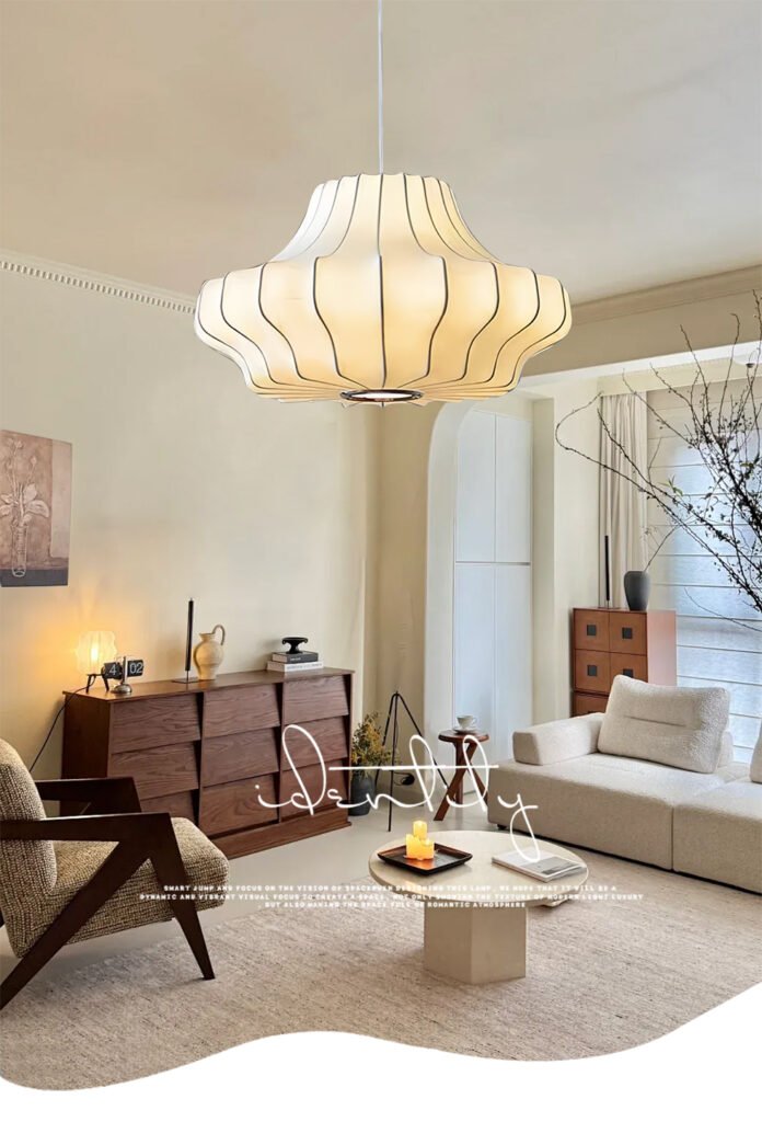 Single-Layer Diamond Silk-Like Pendant Light