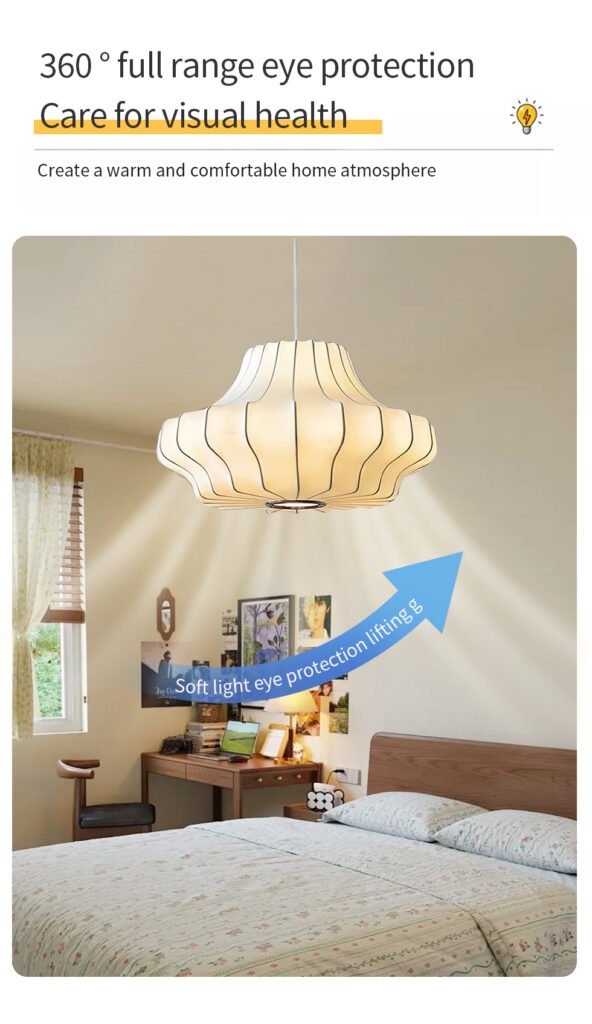 Single-Layer Diamond Silk-Like Pendant Light