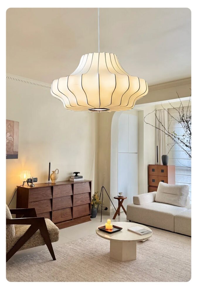 Single-Layer Diamond Silk-Like Pendant Light