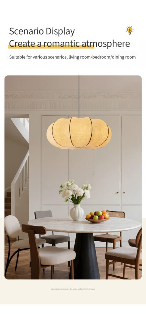 Classic Pumpkin Silk-like Pendant