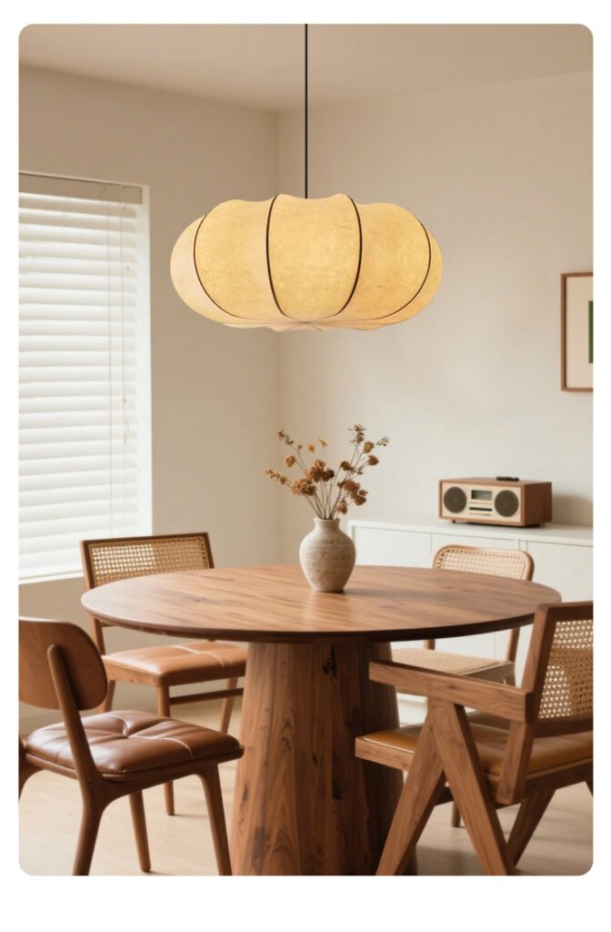 Classic Pumpkin Silk-like Pendant