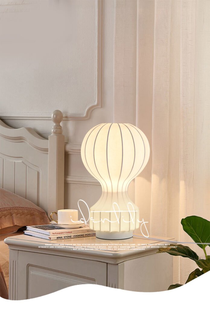 Mushroom Silk-like Table Lamp
