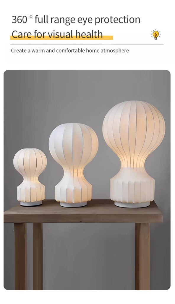 Mushroom Silk-like Table Lamp