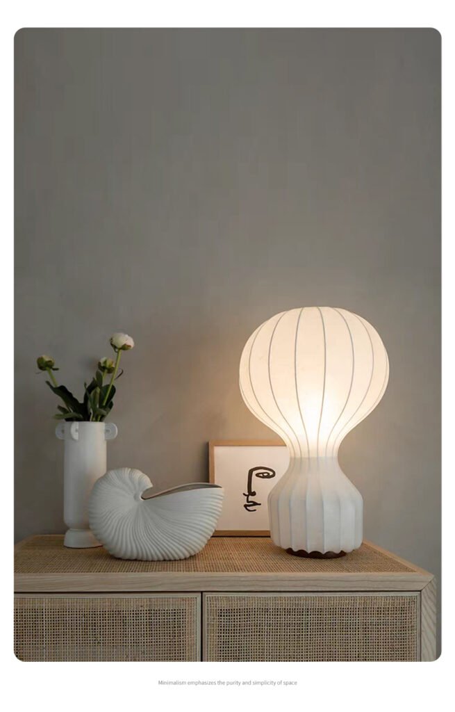 Mushroom Silk-like Table Lamp