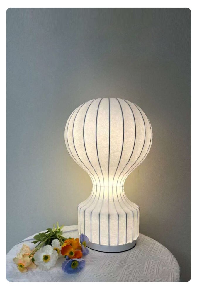 Mushroom Silk-like Table Lamp