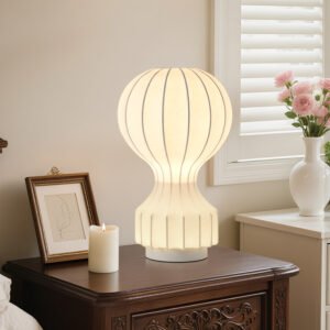 Mushroom Silk-like Table Lamp
