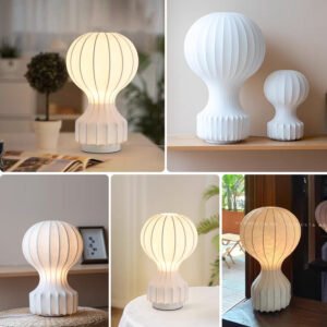 Mushroom Silk-like Table Lamp