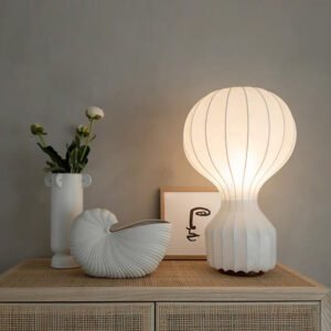 Mushroom Silk-like Table Lamp